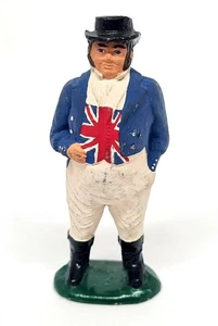 Unbranded 7cms Tall Metal Soldier Figure - Blue Coat Union Jack Waistcoat Model - Picture 1 of 4