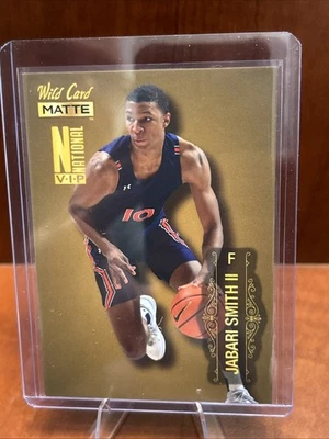 2022 Wild Card Matte JABARI SMITH II - National VIP - GOLD #MBN-7 - Image 1 of 2