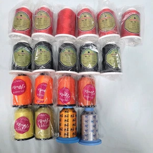 20 PC Bulk Lot Iris Royal R&A Embroidery Thread New #40 5500 yds 5000 mts Sewing - Picture 1 of 18