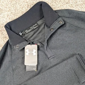 Under Armour ColdGear Pullover Water Repellent Top YXL Gray Storm NWT - Picture 1 of 7