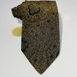 Wayne Edwards Philadelphia Multicolor Dark Tones Italian Silk Tie 59.5x4” LNWOT - Picture 1 of 11