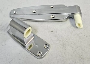 Kason 1245-000048 Chrome Cam-Rise Hinge 1-3/8" Self-Closing OEM Part - Picture 1 of 5