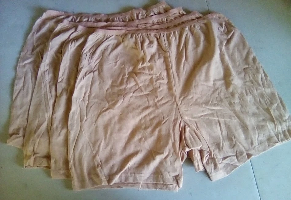 Paquete de 4 pares de calzoncillos boxer de algodón talla 10 Nude Comfort Choice nuevos sin etiquetas Foto 1 de 1