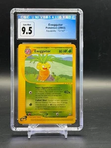 CGC 9.5 Gem Mint Exeggutor Aquapolis Rare Pokemon 12/147 - Picture 1 of 2
