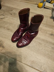 Vintage Allen Edmonds Andover Stiefel mit seitlichem Reißverschluss Größe 8,5 D hergestellt in den USA Roma Italien  - Bild 1 von 14