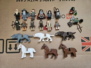 LEGO El Señor de los Anillos/Hobbit Minifiguras Paquete Con Wargs y Caballos - Imagen 1 de 10