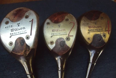Wilson Arnold Palmer Autograph 4275 1/2/4 woods Action Flex stiff steel - Image 1 of 4