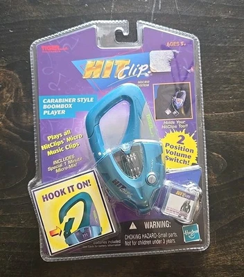 Vintage Hasbro Tiger Hit Clips Carabiner Boombox Player Britney Spears New Music - Image 1 of 3