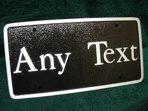 Personalized Any Text / Front License Plate Vanity My Car Tag / Alloy BNCR - Picture 1 of 1