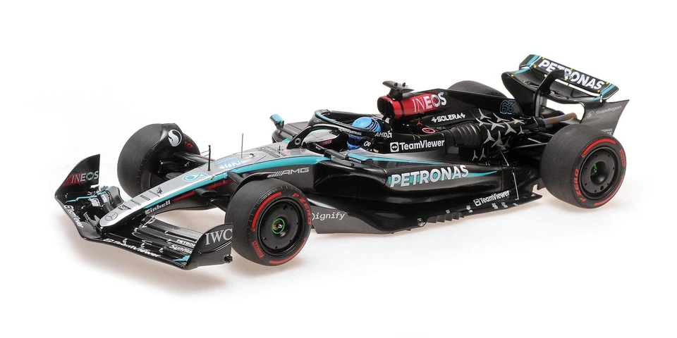 1:18 MINICHAMPS Mercedes Gp F1 W15 #63 British Gp 2024 George Russell 110241263 - Immagine 1 di 3