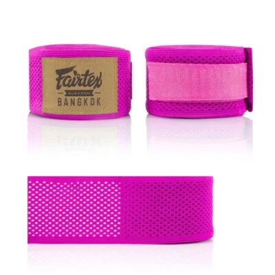 Fairtex HW4 Hand Wraps 180” Muay Thai Boxing MMA Wrist Wraps Elastic Official - Image 1 of 4