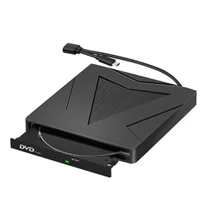 Shockproof External DVD Drive High-Speed 5Gbps USB-C&USB-A Dual Interface Drive - Photo 1/13