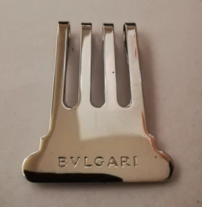 Authentic Genuine BVLGARI, Vintage Sterling Silver 925 Money Clip Holder. - Picture 1 of 6