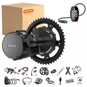 48V500W Bafang BBS02B Mid Drive Motor Ebike Conversion Kit Bicycle VD03 68mm 44T - Picture 1 of 10