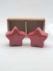 Ceramic Red Stars The American Home Salt And Pepper Shaker Set In Box