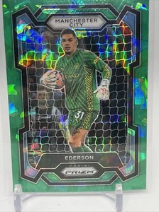 2023-24 Panini Prizm EPL Man City Ederson Rare Green Cracked Ice Prizm - Bild 1 von 8
