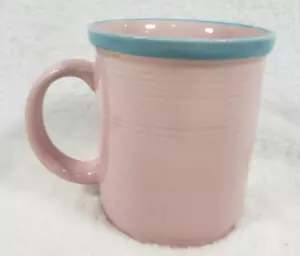 Vintage Rio Stoneware Pink Blue Coffee Tea Cup Mug Collectible Japan - Picture 1 of 9