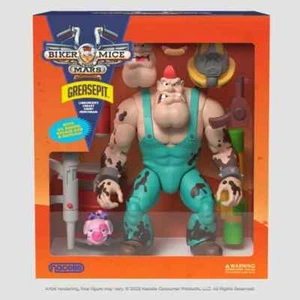 🔥PRESALE🔥The Nacelle Company Biker Mice from Mars: Greasepit Action Figure - Picture 1 of 4