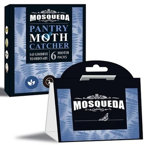 6 packs Pantry Moth Traps - Professional Sticky Glue Catchers with Pheromones - Picture 1 of 6