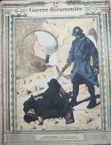 WW1 PHOTOS LITHOGRAPHIES FOUQUERAY JONAS LA GUERRE DOCUMENTEE 1914 - 1918  N° 40 - Picture 1 of 3