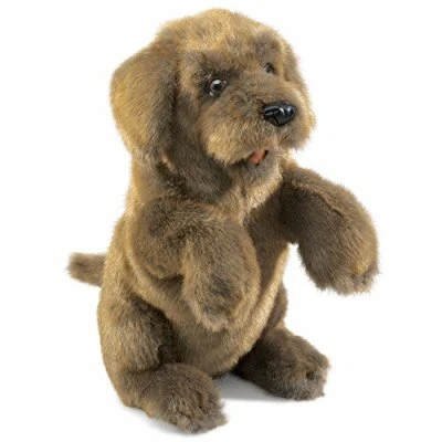Folkmanis Sitting Dog Hand Puppet - Image 1 of 2