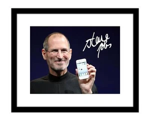 Steve Jobs 8X10 Signed photo print autographed business Apple entrepreneur  - Picture 1 of 2
