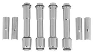 Pushrod Tube Cover Set Kit Chrome For 99-17 Harley Twin Cam 60932 - Foto 1 di 1