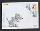 Germany 2014 beautiful Large FDC Cartoons Mouse, cup mouse, winner mouse...