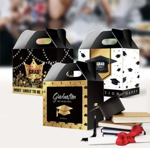 12 Graduation Favour Boxes Gift Boxes FavoursDecorations Return Gifts Tablewear - Picture 1 of 4