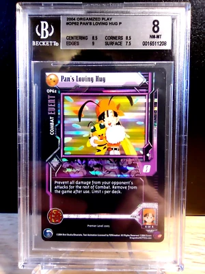 DBZ CCG DRAGON BALL GT PAN'S LOVING HUG OP62 BGS 8 NM-MT OP FOIL PROMO SCORE 04' - Image 1 of 2