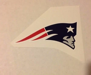 New England Patriots FATHEAD NFL Logo 2.5" X 5.5" Small Vinyl Graphics Sticker - Picture 1 of 1