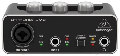Behringer - UM2 - U-PHORIA 2x2 USB Audio Interface - Image 1 of 4