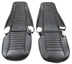 UPHOLSTERY KIT - FITS JEEP CJ 1976-1986 FRONT FIXED & REAR FOLDING SEATS *Denim - Picture 1 of 7