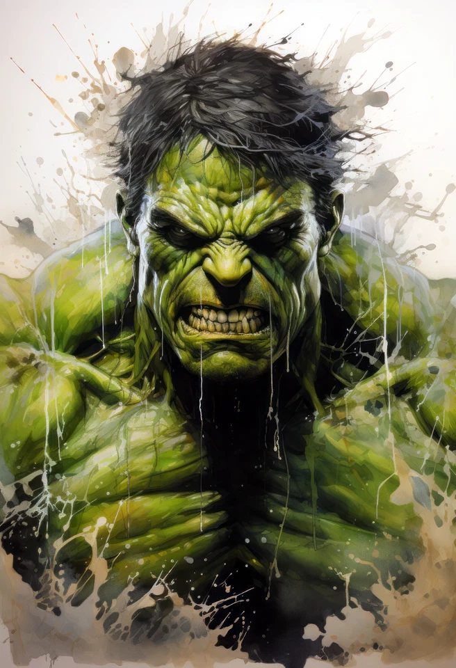 "Hulk 2" 13" x 19" Fine Art Print Limited to Only 20 Hand-Numbered Copies