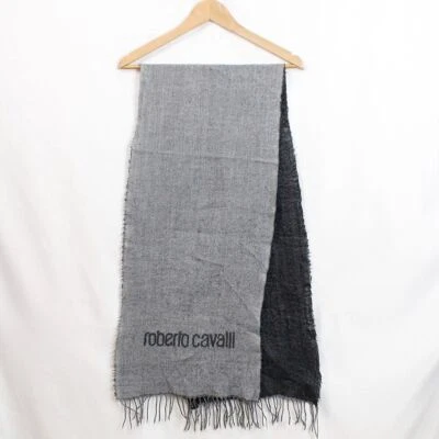 Sciarpa Roberto Cavalli colore grigio 160x33 cm - Imagen 1 de 4