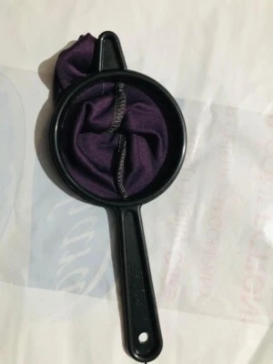 Colador de té púrpura para café, leche, té de hojas sueltas filtro de plástico inoxidable Foto 1 de 4