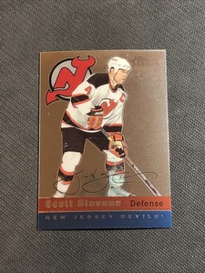 2000-01 TOPPS HERITAGE SCOTT STEVENS CHROME PARALLEL #ed 504/555