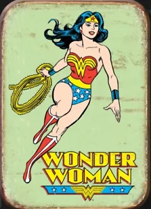 Wonder Woman 2”x3” Metal Refrigerator Magnet with Soft Matte Finish - Picture 1 of 2