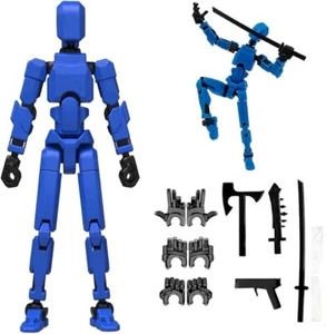 T13 Robot Action Figure 3D Printed Multi-Jointed Movable - Picture 1 of 5
