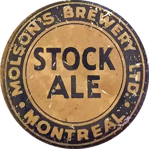 Vintage Molson's Brewery Stock Ale Beer Ad Reproduction Metal Sign FREE SHIPPING - Picture 1 of 1
