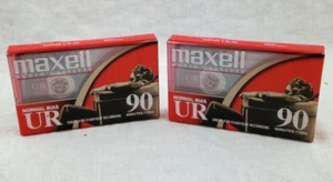 2er PACK MAXELL UR-90 NORMAL BIAS KASSETTE - Bild 1 von 2