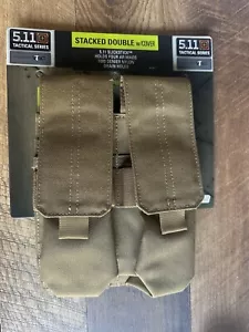 5.11 Tactical Double Stacked Rifle Magazine Pouch 58706 Flat Dark Earth NEW - Picture 1 of 6
