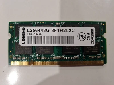1 x 2GB DDR2 PC2-6400 800Mhz Micron SODimm RAM Laptop L256443G-8F1H2L2C - Image 1 of 2