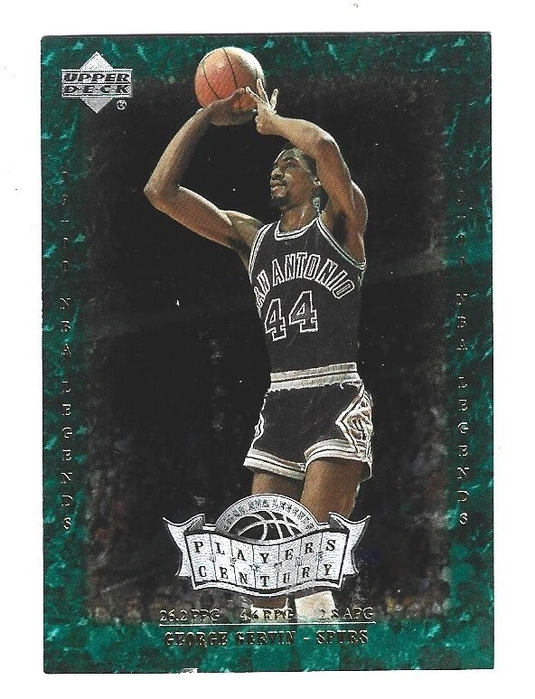 D 1999-00 Upper Deck Leyendas de la NBA Jugadores del Siglo George Gervin #P13 Casi Nuevo Foto 1 de 1