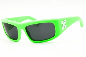 OFF WHITE JOSEPH 5907 Sunglasses Green Frame Gray Lenses 61mm - Picture 1 of 4