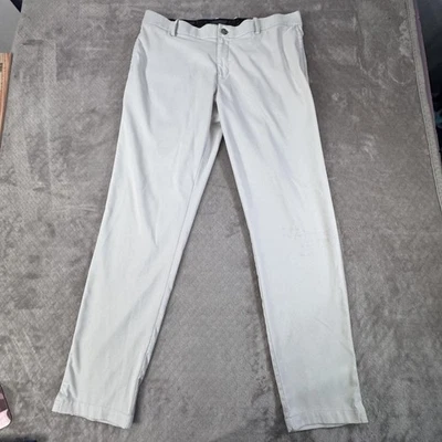 Nike Golf Pants Mens 36x32 Gray Dri-FIT Stretch Chino Performance AJ5491-072 - Image 1 of 4