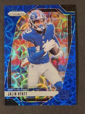 JALIN HYATT 2024 Panini Prizm #215 CHOICE Blue 4/14 Giants Rare! - Image 1 of 3