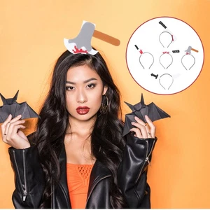 5 Pcs Simulated Kitchen Knife and Scissors Child Plastic Halloween Headband - Bild 1 von 12