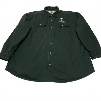 Винтажная мужская зеленая флисовая куртка Tri Mountain 3XL RN88051 рабочая одежда для улицы Y2K - Изображение 1 из 4