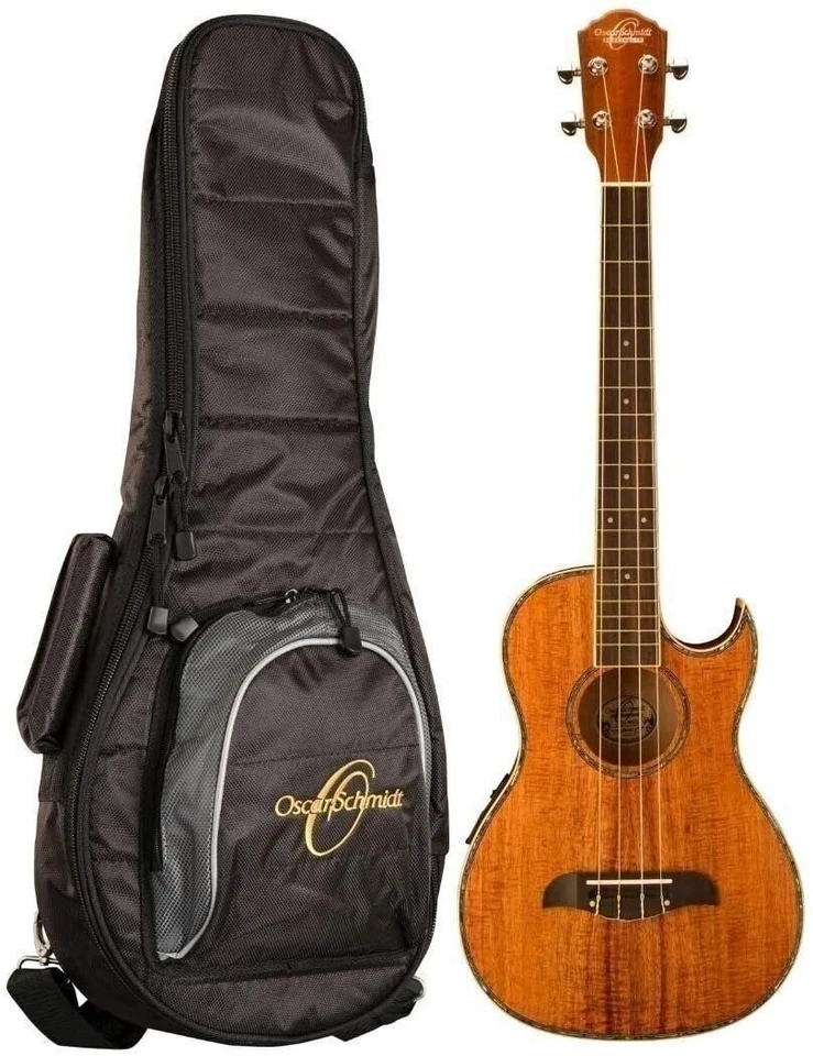 Ukelele barítono con ecualizador brillo con bolsa de concierto Foto 1 de 1